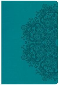 CSB GIANT PRINT REFERENCE BIBLE, TEAL LEATHERTOUCH, INDEXED