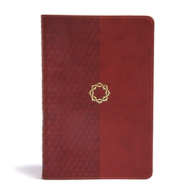 Front cover_CSB ESSENTIAL TEEN STUDY BIBLE, WALNUT LEATHERTOUCH