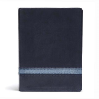 Front cover_Csb Apologetics Study Bible, Navy Leathertouch