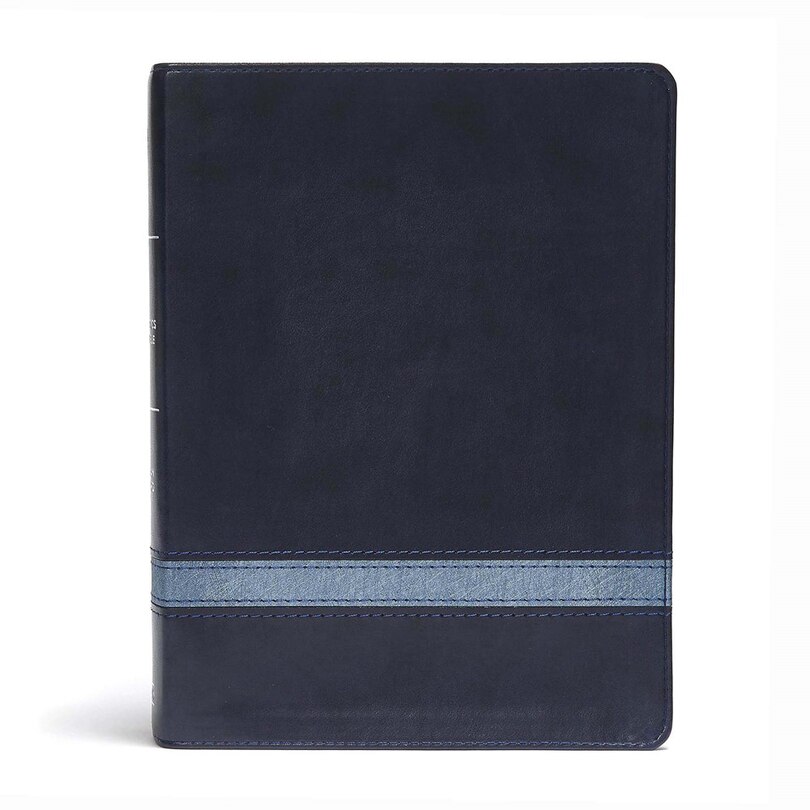 Front cover_Csb Apologetics Study Bible, Navy Leathertouch