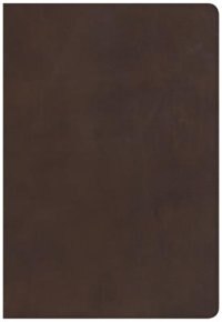 Front cover_Csb Super Giant Print Reference Bible, Black Genuine Leather