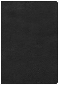 Front cover_Csb Super Giant Print Reference Bible, Black Leathertouch