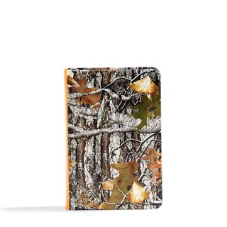 Front cover_Csb Sportsman's Bible: Large Print Compact Edition, Mothwing Camouflage Leathertouch