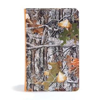Couverture_Csb Sportsman's Bible: Large Print Personal Size Edition, Mothwing Camouflage Leathertouch