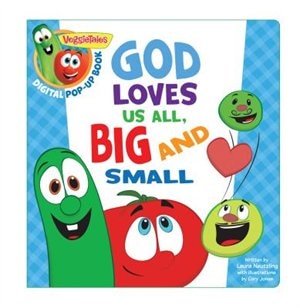 Couverture_Aveggietales: God Loves Us All, Big And Smalldigital Pop-up Book