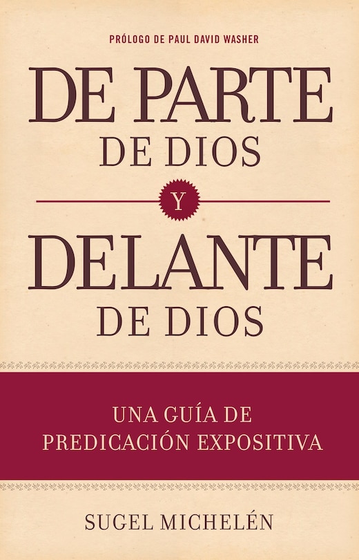 Front cover_De parte de Dios y delante de Dios