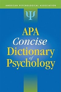 APA Concise Dictionary of Psychology