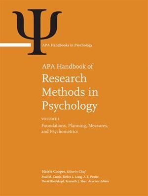 Apa Handbook Of Research Methods In Psychology