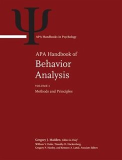 Front cover_APA Handbook of Behavior Analysis