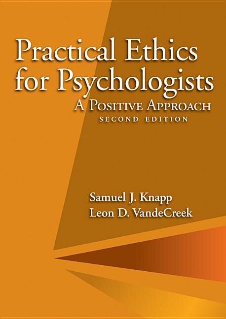 Couverture_Practical Ethics for Psychologists
