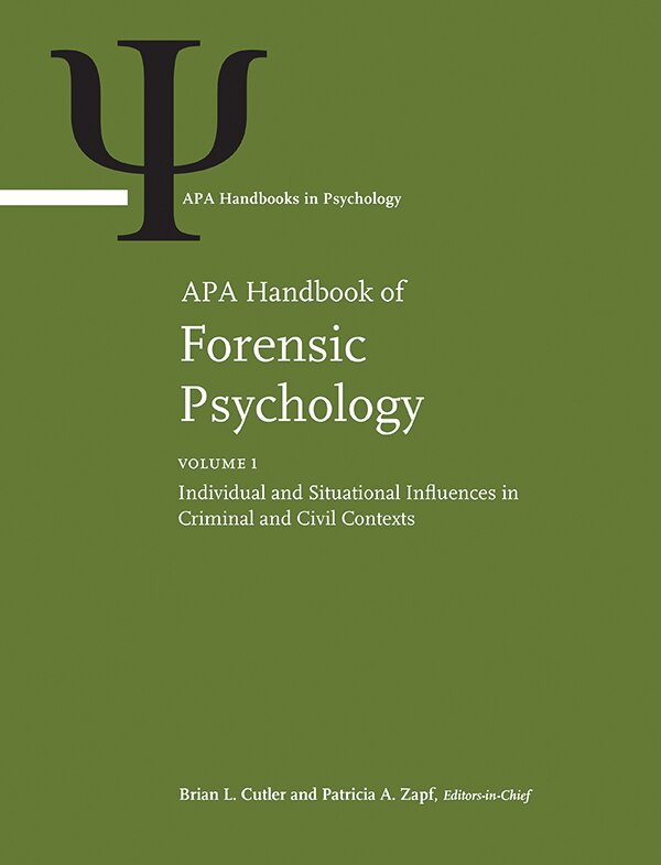 Couverture_Apa Handbook Of Forensic Psychology (2vol)