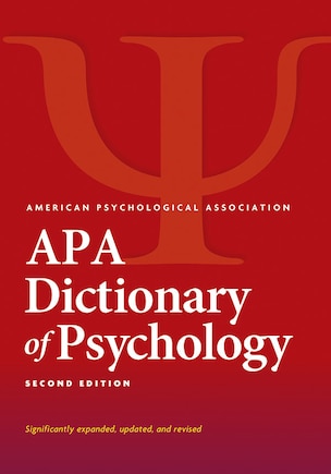 Apa Dictionary Of Psychology