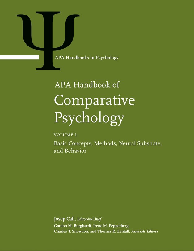 Front cover_APA Handbook of Comparative Psychology