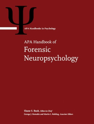 Apa Handbook Of Forensic Neuropsychology