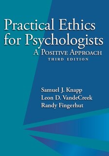 Couverture_Practical Ethics For Psychologists