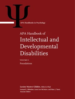 Front cover_APA Handbook of Intellectual and Developmental Disabilities
