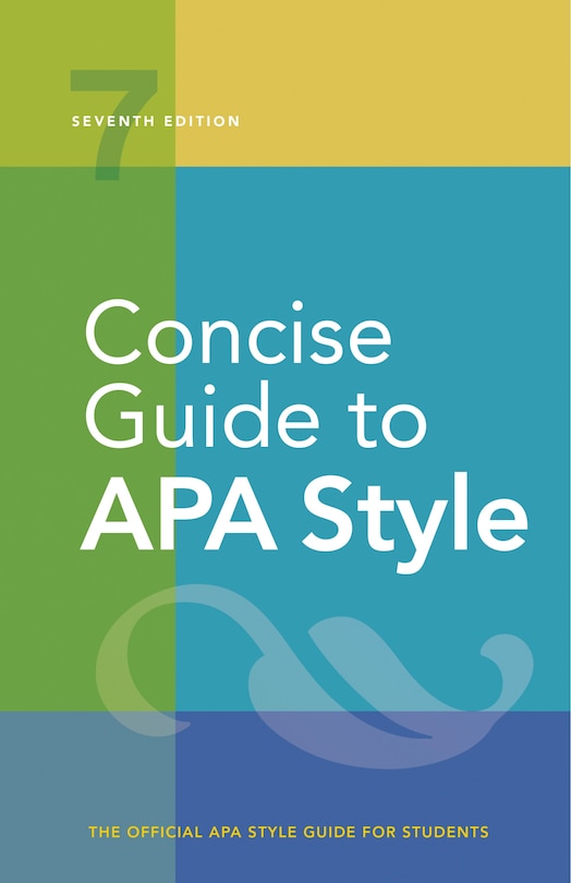 Front cover_Concise Guide to APA Style