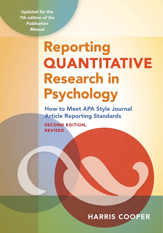 Front cover_Reporting Quantitative Research in Psychology