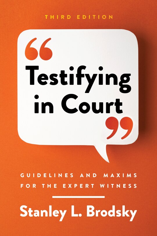 Front cover_Testifying in Court