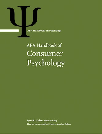 Apa Handbook Of Consumer Psychology