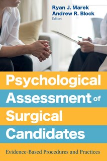 Couverture_Psychological Assessment of Surgical Candidates