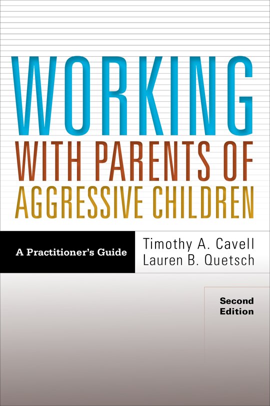 Couverture_Working With Parents of Aggressive Children