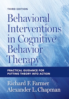 Front cover_Behavioral Interventions in Cognitive Behavior Therapy
