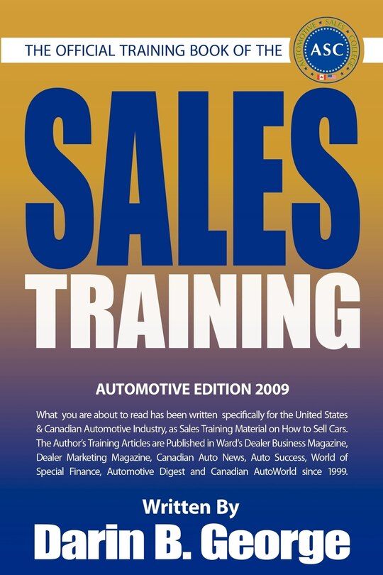Front cover_Sales Training