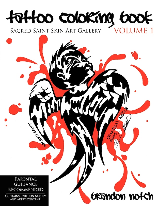 Front cover_Tattoo Coloring Book VOLUME 1