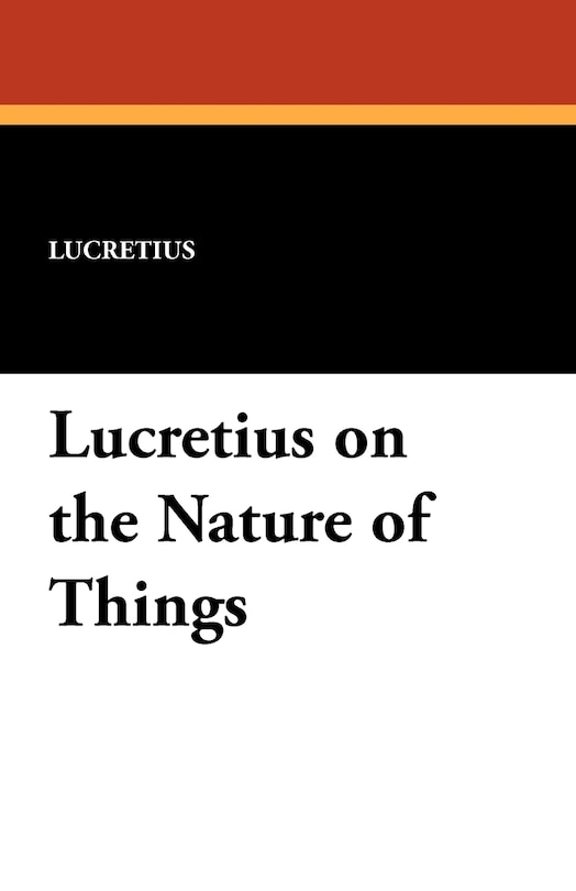 Front cover_Lucretius On The Nature Of Things