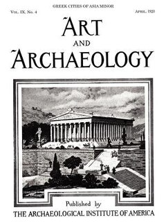 Couverture_Art And Archaeology, Vol. 9, No. 4