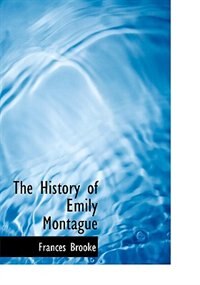Couverture_The History of Emily Montague (Large Print Edition)