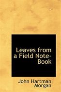 Couverture_Leaves from a Field Note-Book
