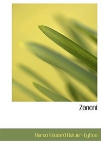 Front cover_Zanoni (Large Print Edition)