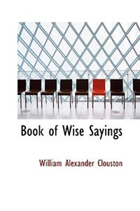 Front cover_Book of Wise Sayings