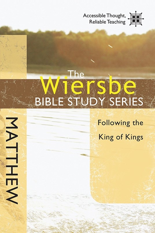 Front cover_The Wiersbe Bible Study Series: Matthew