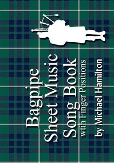 Front cover_Bagpipe Sheet Music Song Book With Finger Positions