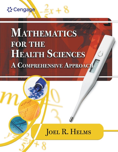 Front cover_Mathematics For Health Sciences