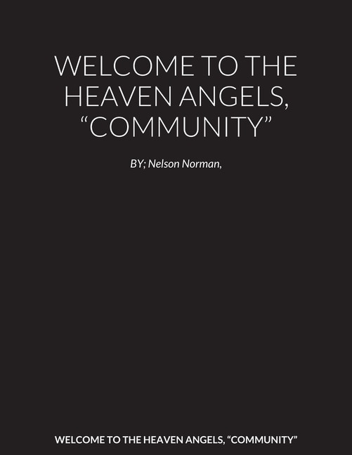 Front cover_Welcome to the Heaven Angels, Community
