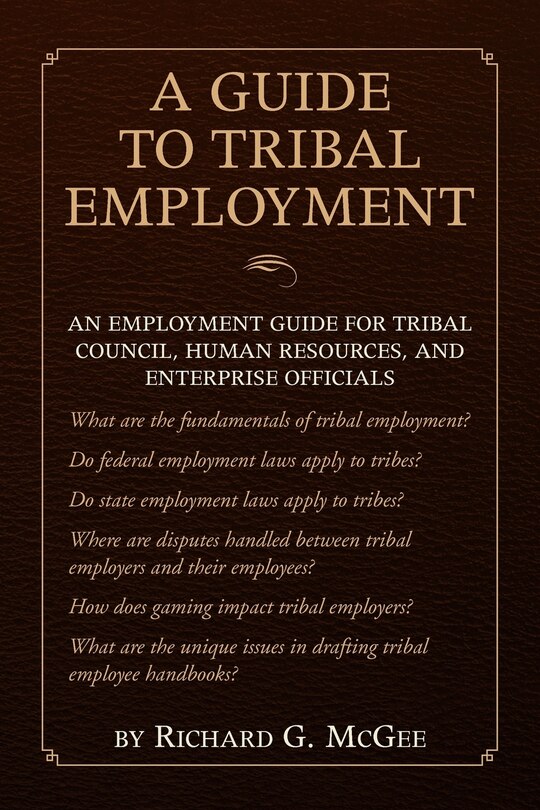 Front cover_A Guide to Tribal Employment