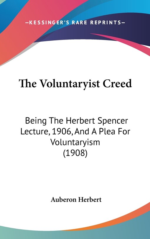 Couverture_The Voluntaryist Creed