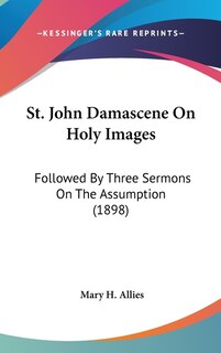 Front cover_St. John Damascene On Holy Images