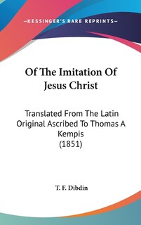 Front cover_Of The Imitation Of Jesus Christ