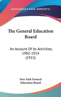 Front cover_The General Education Board