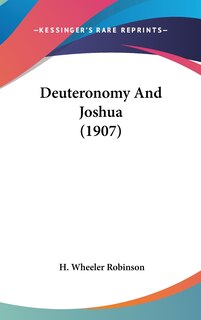 Couverture_Deuteronomy And Joshua (1907)