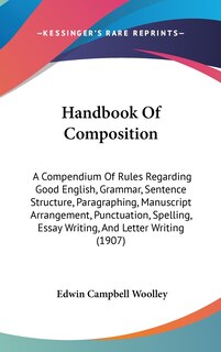 Front cover_Handbook Of Composition