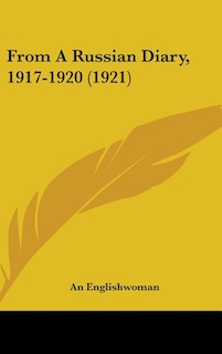 Couverture_From A Russian Diary, 1917-1920 (1921)