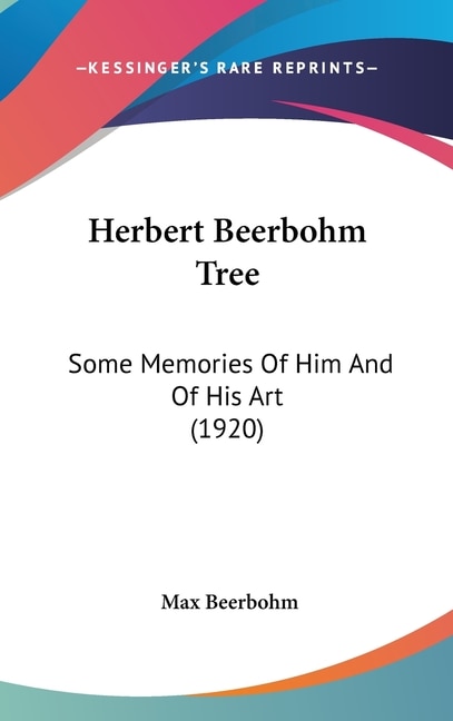 Couverture_Herbert Beerbohm Tree