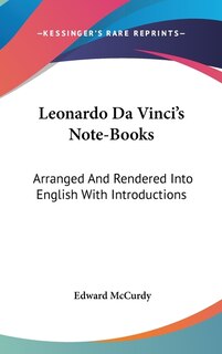 Front cover_Leonardo Da Vinci's Note-Books