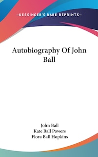 Couverture_Autobiography Of John Ball